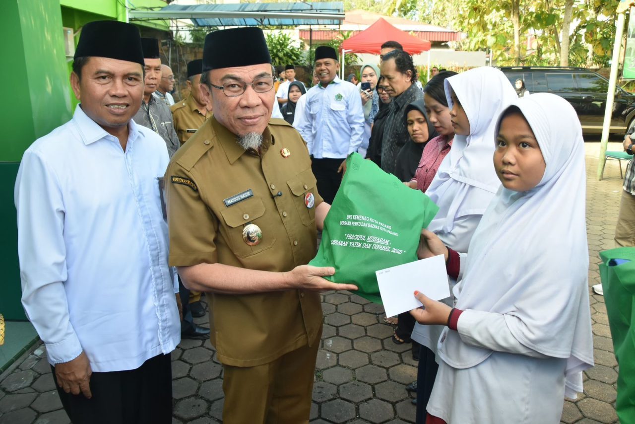 padang-rayakan-muharram-dengan-lebaran-yatim-dan-difabel,-wujud-toleransi-dan-kepedulian