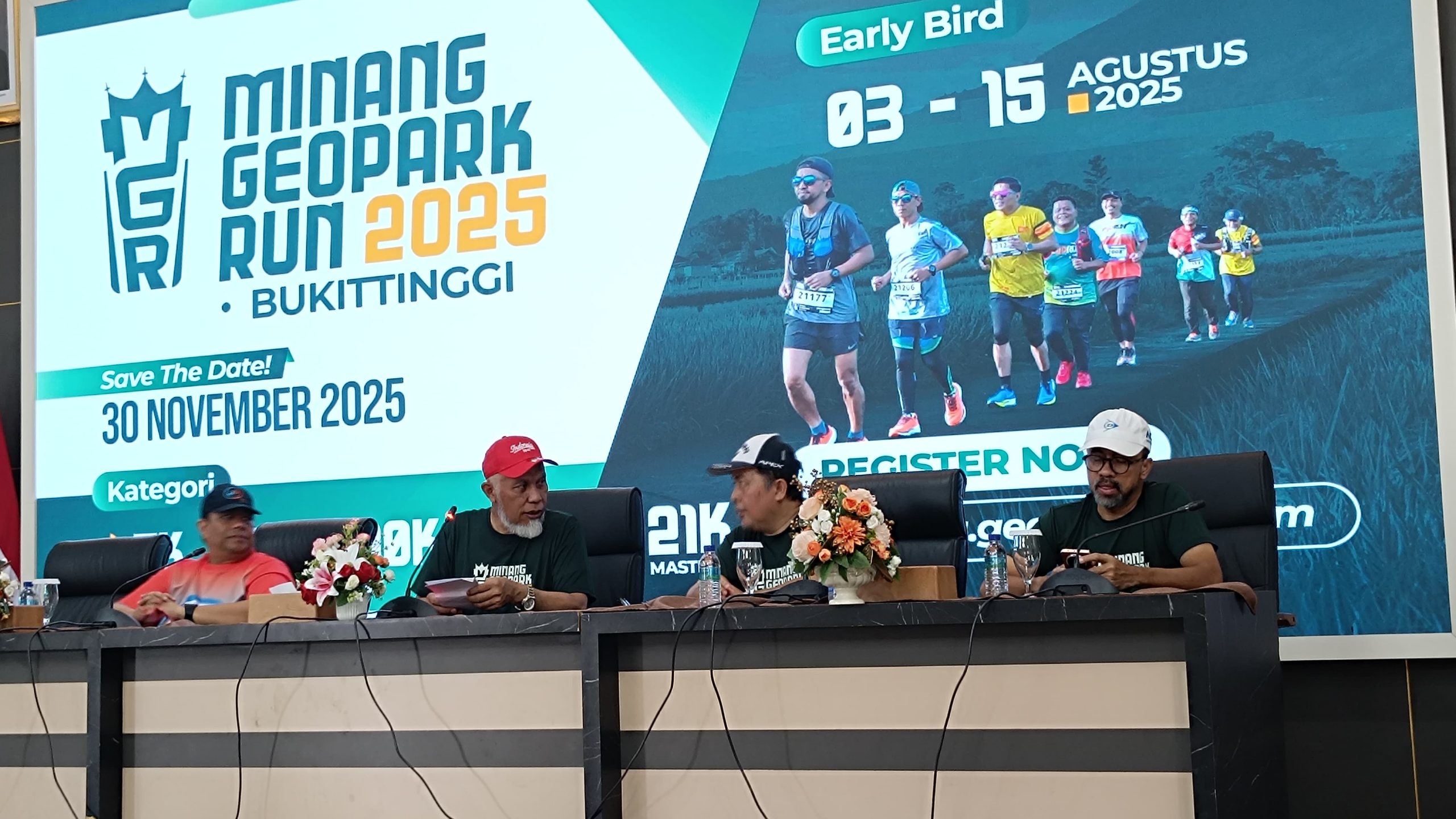 bangun-sport-tourism,-pemprov-sumbar-luncurkan-minang-geopark-run-2025