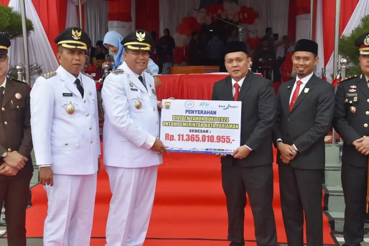 pemko-pariaman-terima-deviden-rp11,3-miliar-dan-csr-pendidikan-dari-bank-nagari