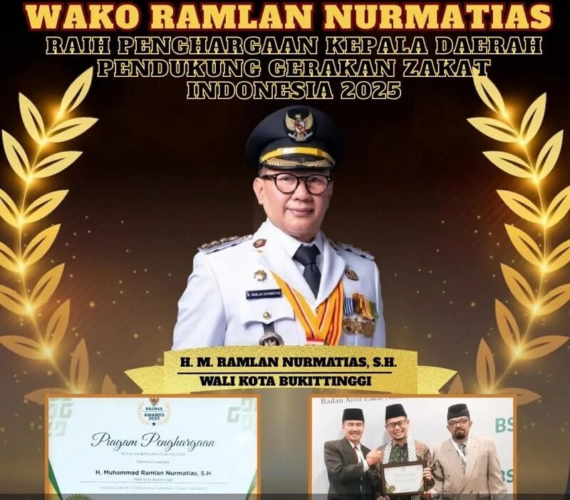 bukittinggi-dapat-penghargaan-baznas-awards-2025-kategori-kepala-daerah-pendukung-gerakan-zakat-indonesia