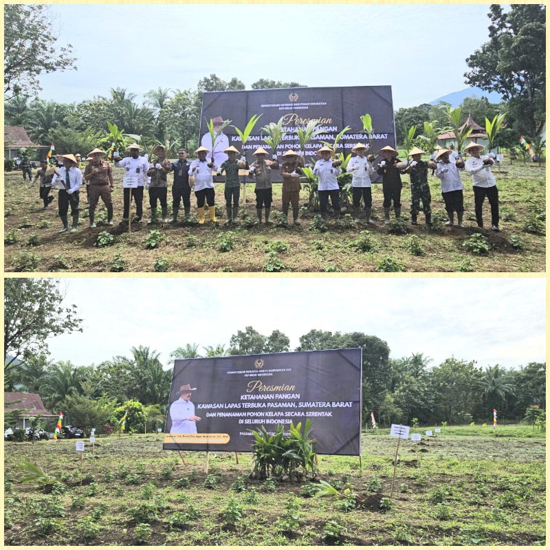 penanaman-bibit-kelapa,-kakanwil-ditjenpas-sumbar-wujudkan-lumbung-pangan-di-pasaman-barat