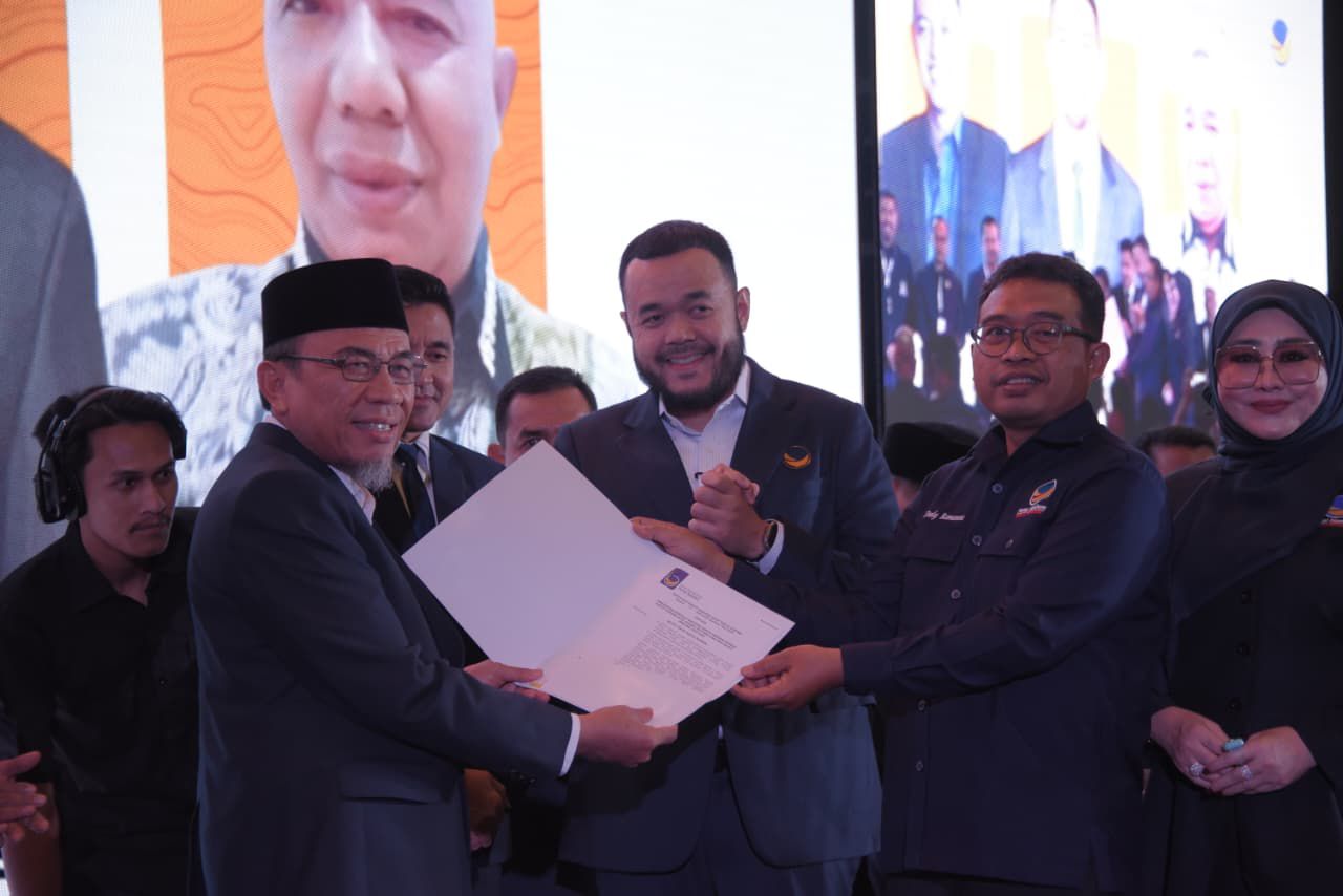 kejutan-rakerwil-nasdem,-maigus-nasir-pimpin-dpd-nasdem-padang