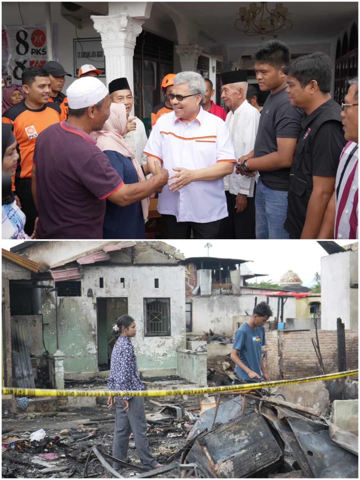 ketua-dprd-sumbar-muhidi-serahkan-bantuan-rp25-juta-kepada-korban-kebakaran-pamancungan