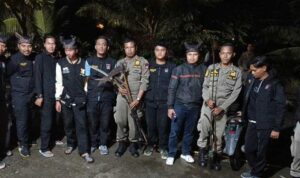 tim-gabungan-bubarkan-tawuran-di-pauh,-sejumlah-senjata-tajam-disita