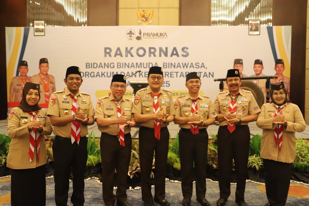 rakornas-gerakan-pramuka-2025,-maigus-nasir:-dukung-ketahanan-pangan-nasional