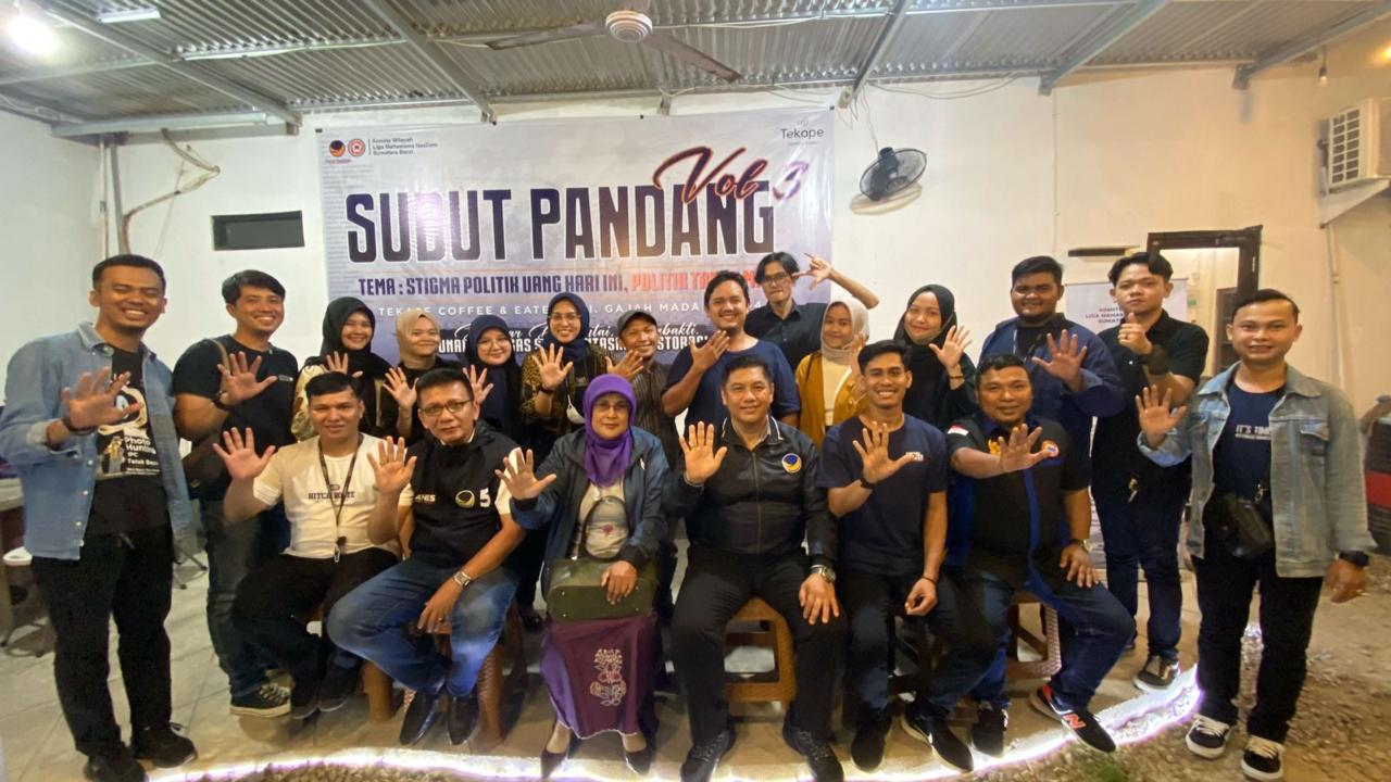 liga-mahasiswa-nasdem-sumbar-gelar-diskusi-publik-“sudut-pandang”-bahas-peran-mahasiswa-dan-partai-politik