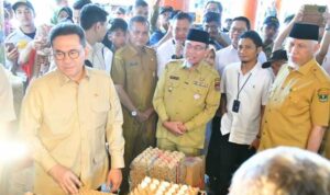 mendag-budi-santoso-tinjau-harga-di-pasar-raya-padang,-pastikan-ketersediaan-pangan-jelang-nataru-aman