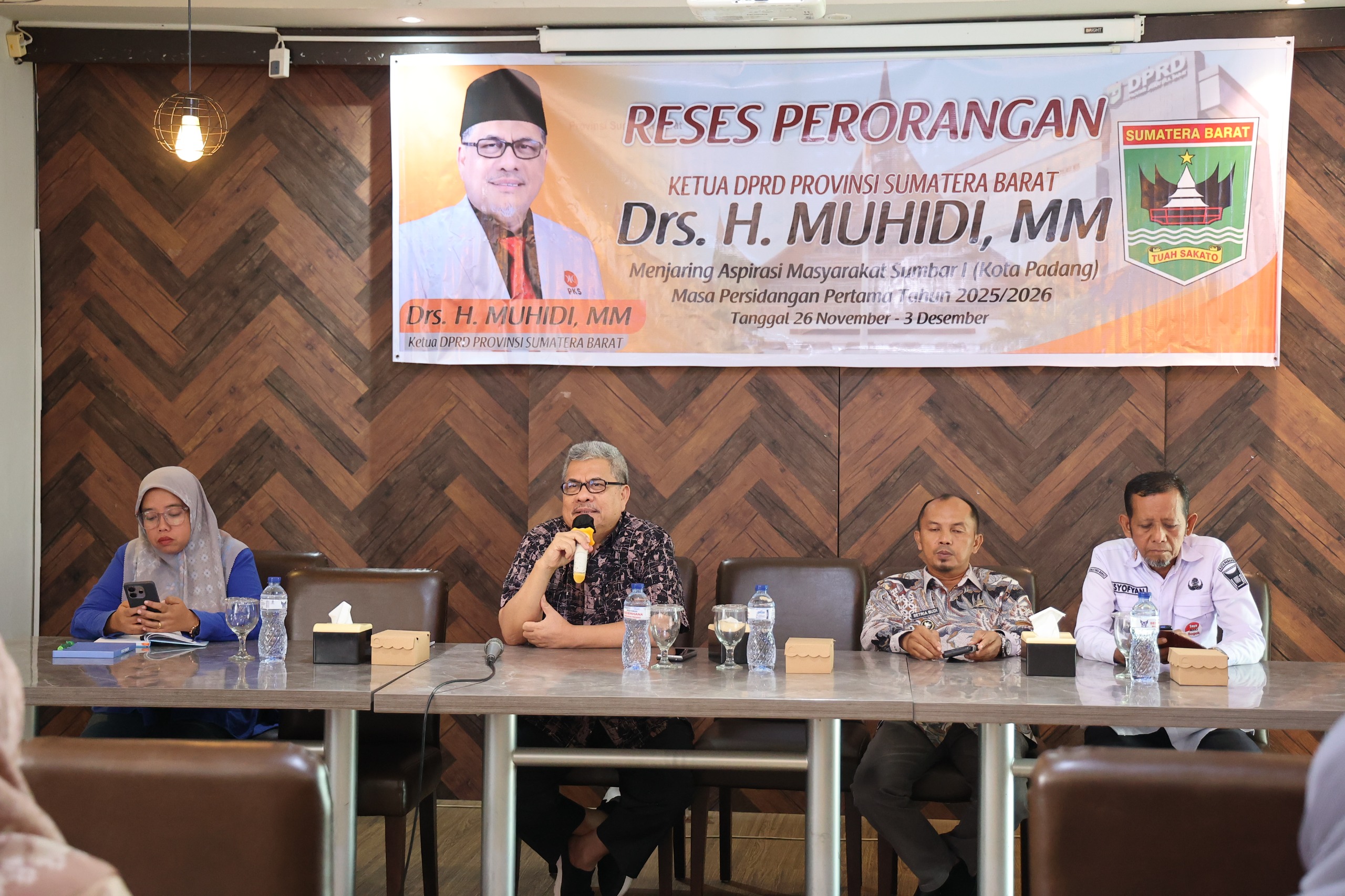 serap-aspirasi-warga-padang,-ketua-dprd-sumbar-komitmen-perkuat-anggaran-penanganan-banjir