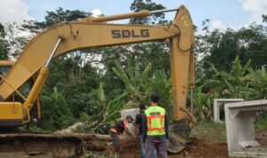 Bupati Annisa Gerak Cepat Tangani Jalan Amblas Kurnia Selatan