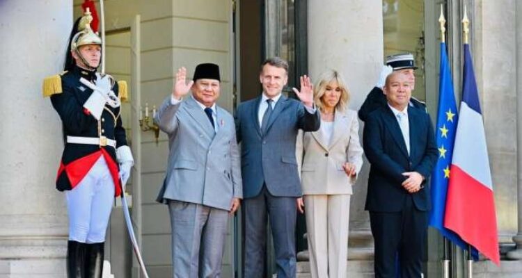Prabowo Tiba di Élysée, Macron Sambut Kunjungan Kenegaraan