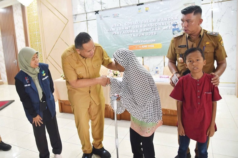 Yota Balad Salurkan Bantuan ATENSI Rp428 Juta untuk 245 Warga Pariaman