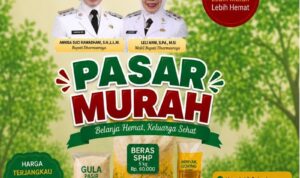 Pemkab Dharmasraya Gelar Pasar Murah Ketiga di Sungai Rumbai