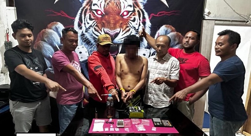 Tim Macan Pelangai Ringkus Mantan Guru PPPK Saat Nyabu