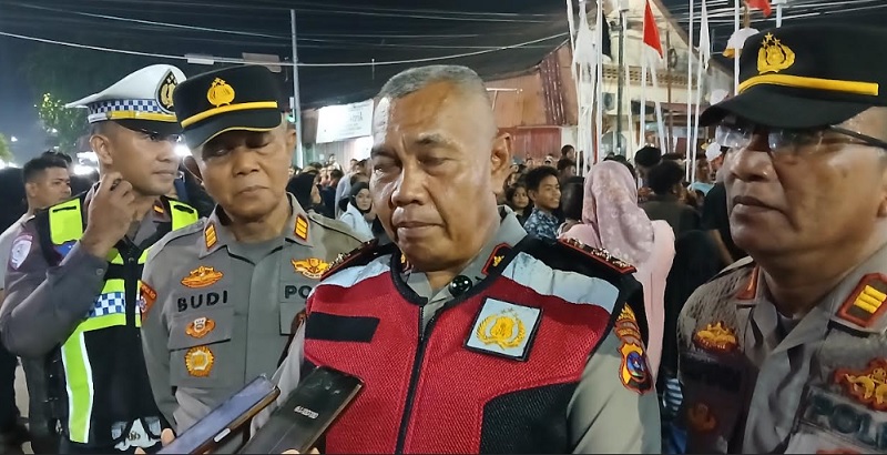 Polisi Kawal Maarak Jari-Jari Tabuik Tuntas dan Aman