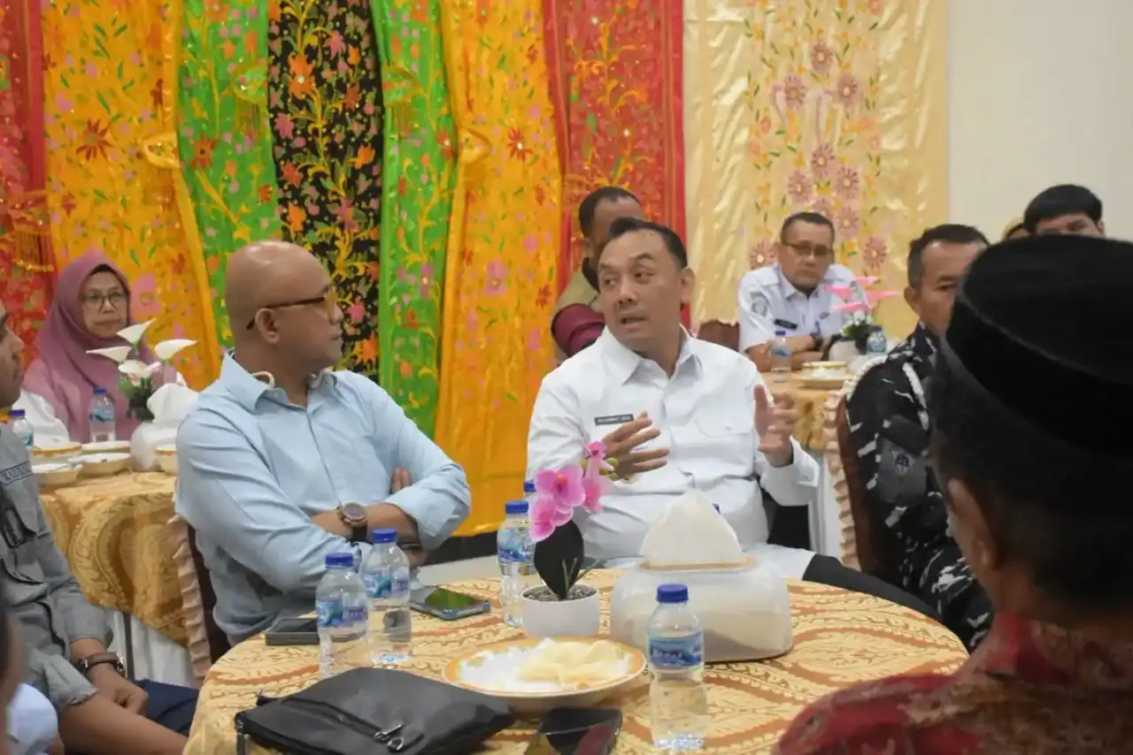 Pemkab Agam dan KSP Tinjau Lahan Huntap Korban Bencana