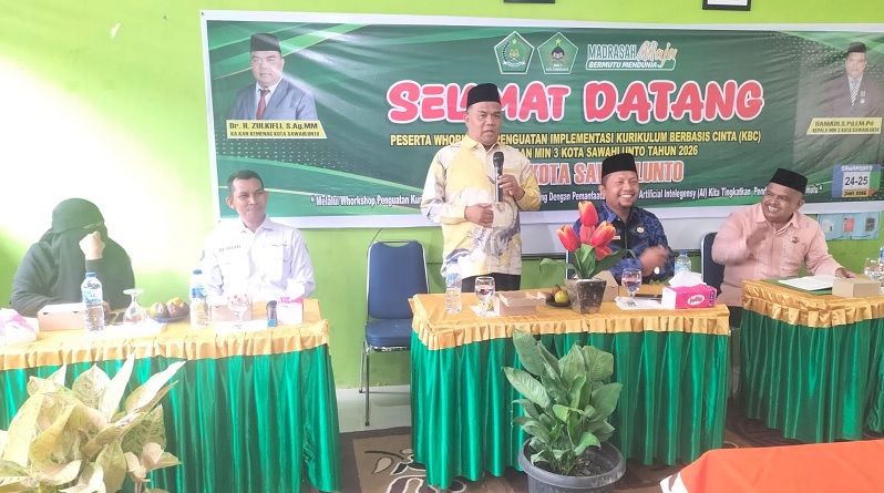Kakan Kemenag Sawahlunto Dorong Guru MIN 3 Perkuat KBC