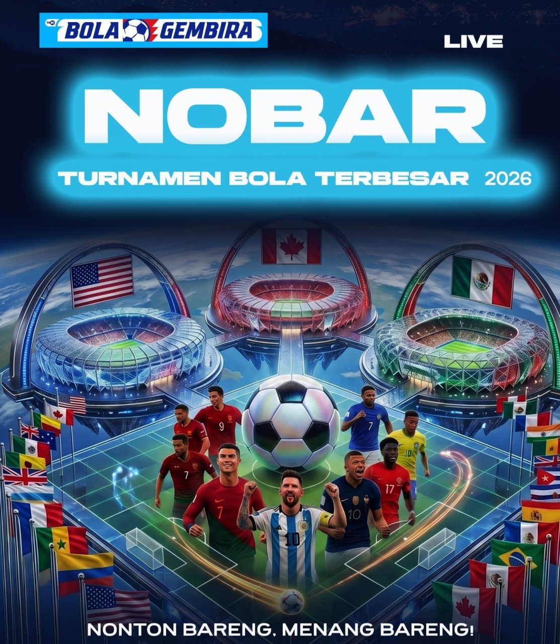 Mercure Padang Gelar Nobar Bola Gembira 2026 Bertabur Hadiah