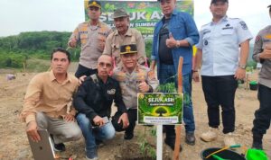 Kapolda Sumbar Tanam Pohon, Hijaukan Bekas Tambang Sawahlunto
