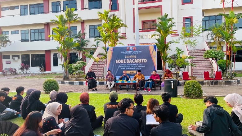 sore-bacarito-resmi-diluncurkan,-bem-fisipol-universitas-ekasakti-hadirkan-ruang-diskusi-inspiratif