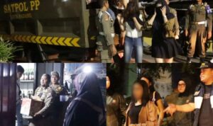 patroli-dini-hari-di-padang:-satpol-pp-sita-sound-system,-minol,-dan-amankan-warga-tanpa-identitas