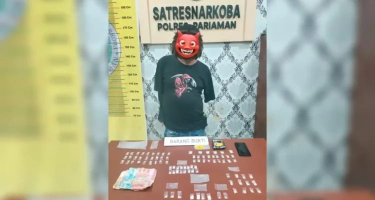 gerebek-ladang-alpukat,-polres-pariaman-amankan-bandar-dan-81-paket-sabu