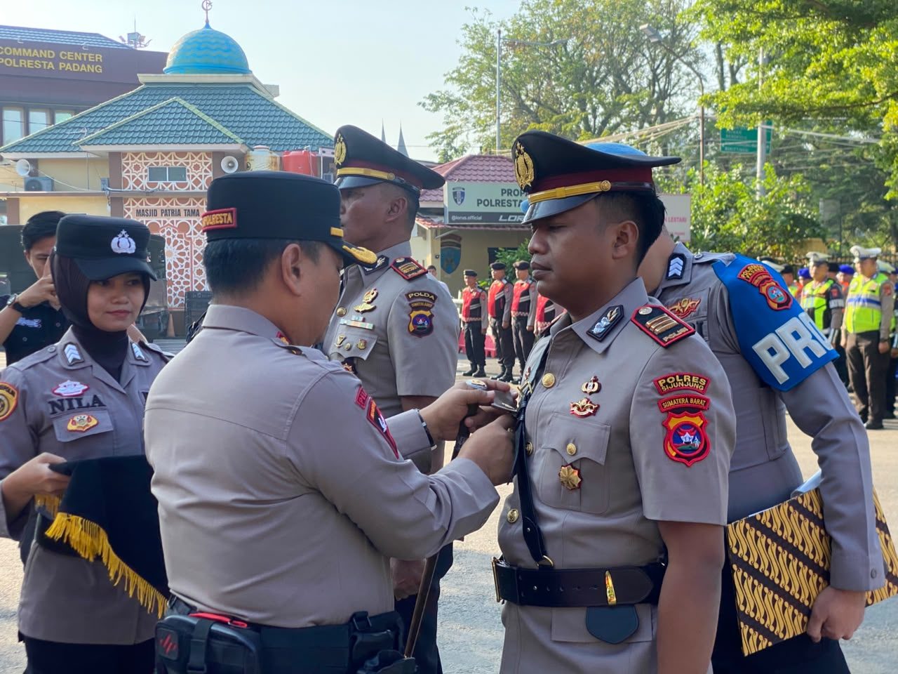 kapolresta-padang-pimpin-sertijab-pejabat-utama,-akp-wildan-al-kautsar-promosi-jadi-kasat-reskrim-polres-sijunjung