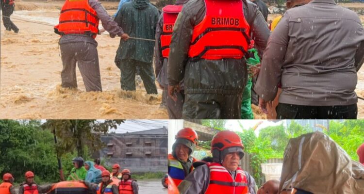 gerak-cepat-personel-satbrimob-polda-sumbar-bantu-evakuasi-warga-yang-terjebak-banjir-di-padang