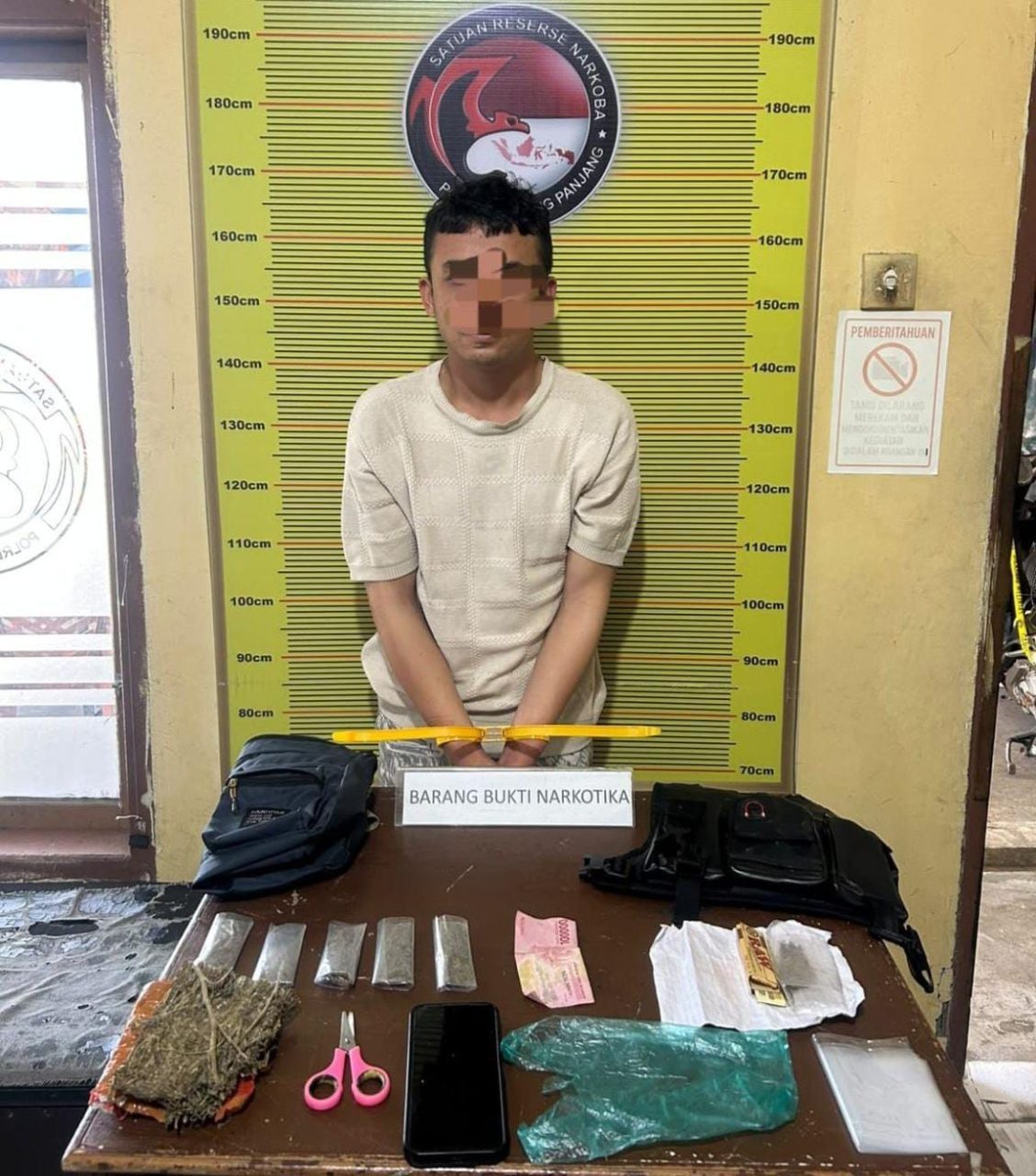 polisi-ringkus-pengedar-narkoba-di-padang-panjang,-enam-paket-ganja-kering-berhasil-diamankan