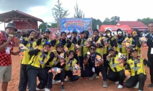 Tim Cricket Limapuluh Kota merayakan keberhasilan meraih juara dua pada ajang Porprov XVI Sumatera Barat 2026.
