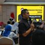 Wakil Ketua DPRD Sumbar Iqra Chissa saat memberikan sosialisasi Perda Ketahanan Keluarga di Padang.
