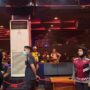 Personel gabungan Polda Sumbar melakukan patroli dan pemeriksaan narkoba di tempat hiburan malam Kota Padang.