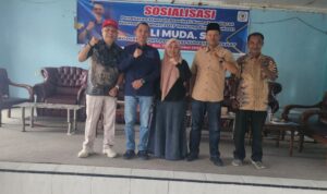 Ali Muda saat menyosialisasikan Perda Kepemudaan kepada pemuda di Pasaman untuk menjauhi narkoba demi Indonesia Emas 2045.