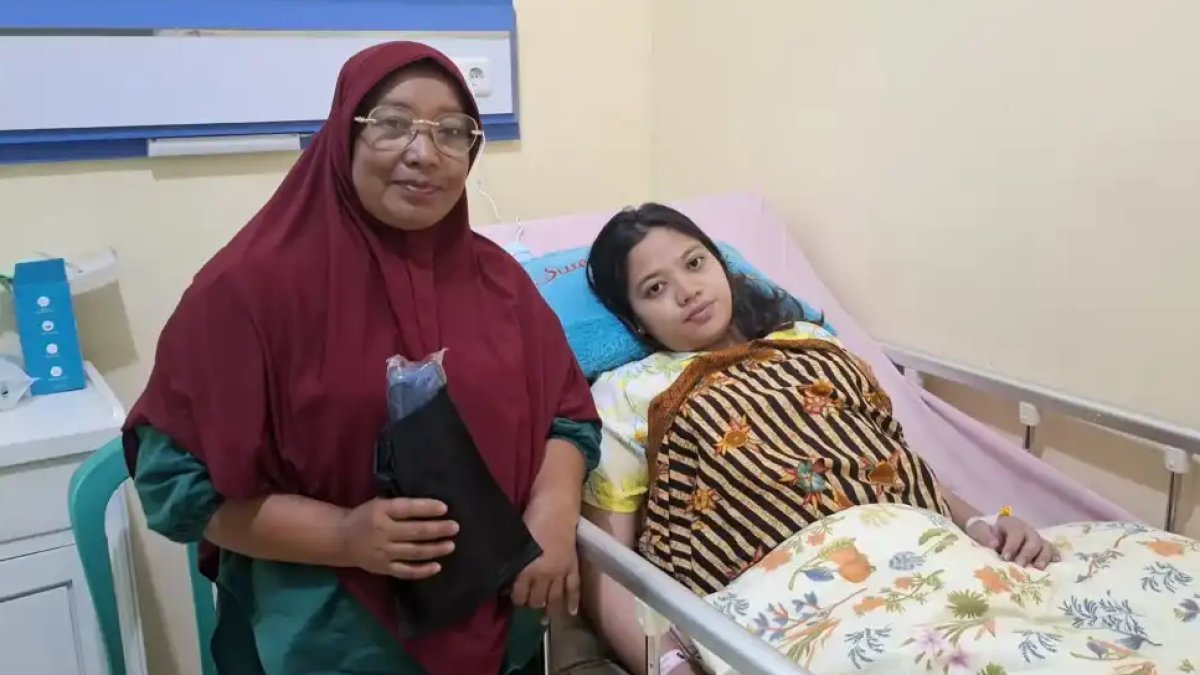 Wulia Indriani, peserta JKN yang terbantu biaya operasi caesar darurat di RSIA Sayang Ibu Batusangkar.