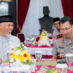 Gubernur Sumbar Mahyeldi menerima kunjungan Kapolda Sumbar Irjen Pol. Jawari di Istana Gubernuran untuk memperkuat sinergi.