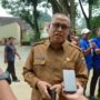 Sekda Sumbar meninjau lokasi pembangunan Nagari Kreatif Hub di Nagari Pangian, Tanah Datar.