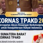 Gubernur Sumbar Mahyeldi hadir dalam Rakornas TPAKD 2026 yang dipimpin Presiden Prabowo di JIEXPO Kemayoran, Jakarta.