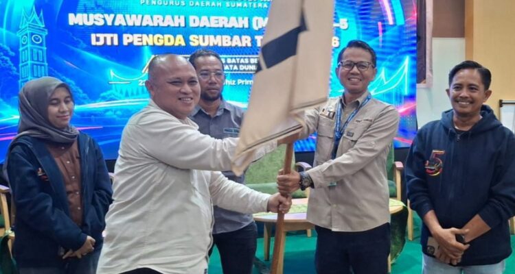 Defri Mulyadi terpilih kembali sebagai Ketua IJTI Sumatera Barat periode 2026–2030 dalam Musda V di Padang.
