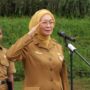 Asisten III Setda Padang Corri Saidan menyampaikan pidato perpisahan purnatugas di apel pagi Balai Kota Padang.