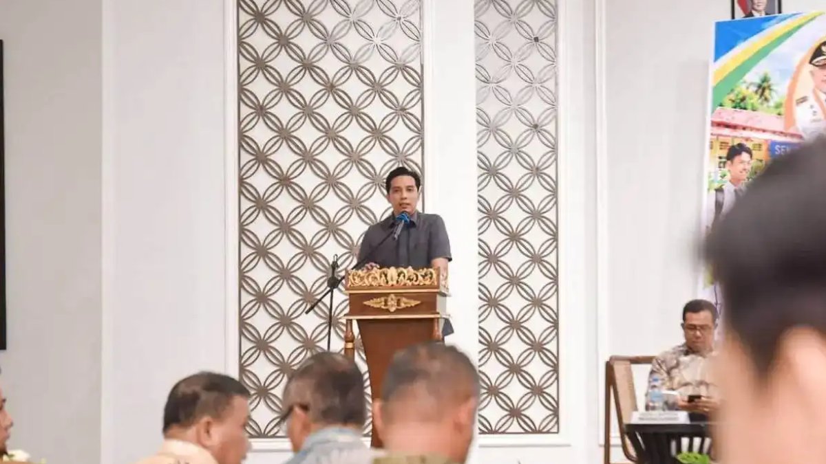 sawahlunto-jadi-tuan-rumah-rakor-pemerintahan-dan-pembangunan-manusia-sumbar Wagub Sumbar Vasco Ruseimy dan Wali Kota Sawahlunto Riyanda Putra membuka rapat koordinasi pembangunan di Hotel Saka Ombilin.