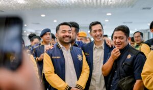 Kader AMPI Partai Golkar mengikuti kegiatan penguatan kepemimpinan muda untuk mewujudkan Indonesia Emas 2045.