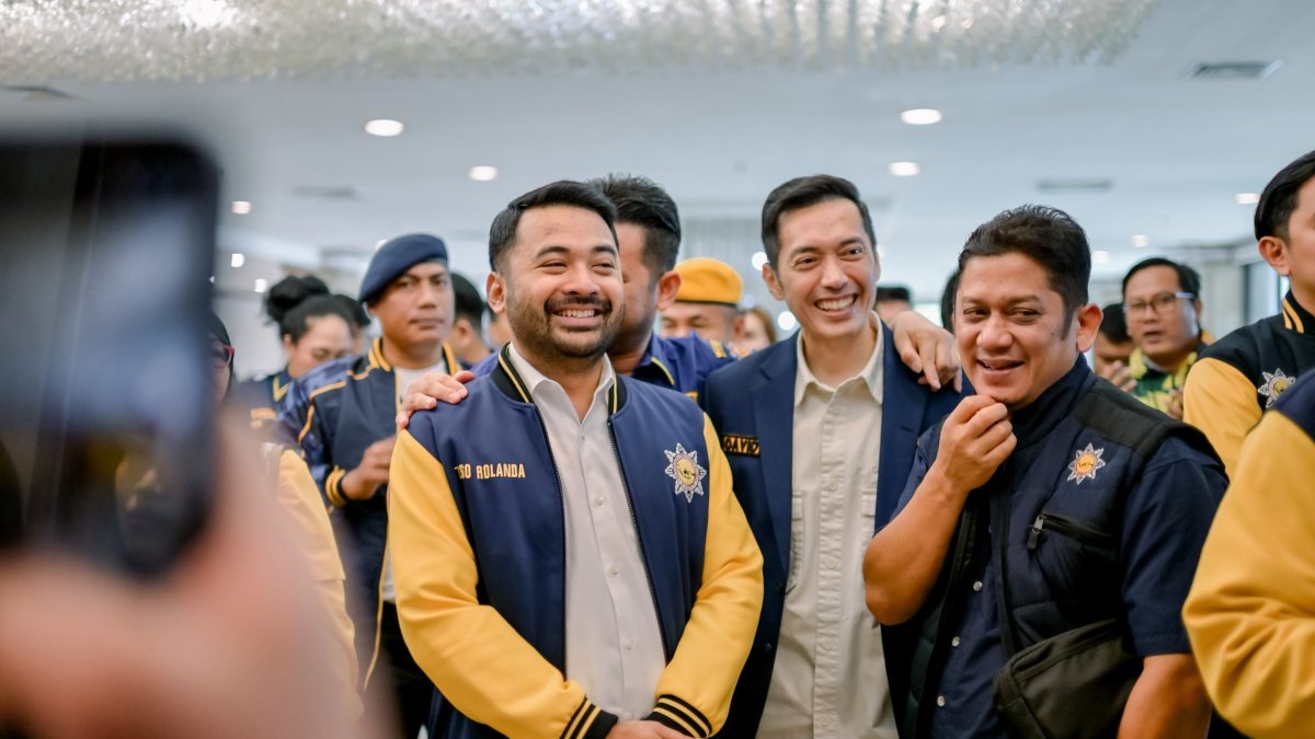 Kader AMPI Partai Golkar mengikuti kegiatan penguatan kepemimpinan muda untuk mewujudkan Indonesia Emas 2045.
