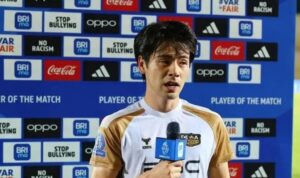 Taisei Marukawa saat berlatih bersama tim, bersiap menjalani proses naturalisasi untuk membela Timnas Indonesia.