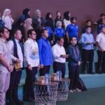 Peserta workshop Leadership Branding kolaborasi UNP dan KNPI Sumbar dalam rangka memperingati Hari Sumpah Pemuda di Padang.