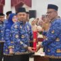 Sekretaris Daerah Provinsi Sumatera Barat melantik 33 pejabat eselon III dan IV di Auditorium Gubernuran, Padang.