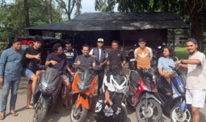 Polda Sumbar mengamankan enam tersangka penadah motor lintas provinsi beserta barang bukti tiga unit sepeda motor ilegal.