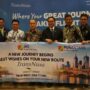 Pesawat TransNusa di landasan pacu Bandara Internasional I Gusti Ngurah Rai untuk rute penerbangan langsung Bali ke Melbourne